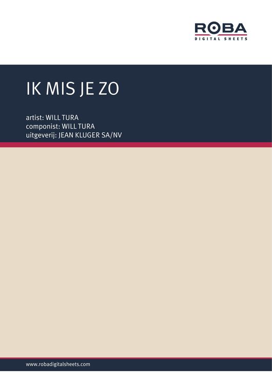 Produktbild: Ik Mis Je Zo