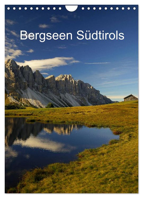 Produktbild: Bergseen S&uuml;dtirols (Wandkalender 2026 DIN A4 hoch), CALVENDO Monatskalender