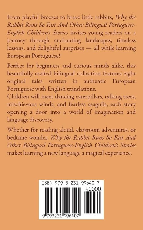 Produktbild: Why the Rabbit Runs So Fast And Other Bilingual Portuguese-English Children's Stories