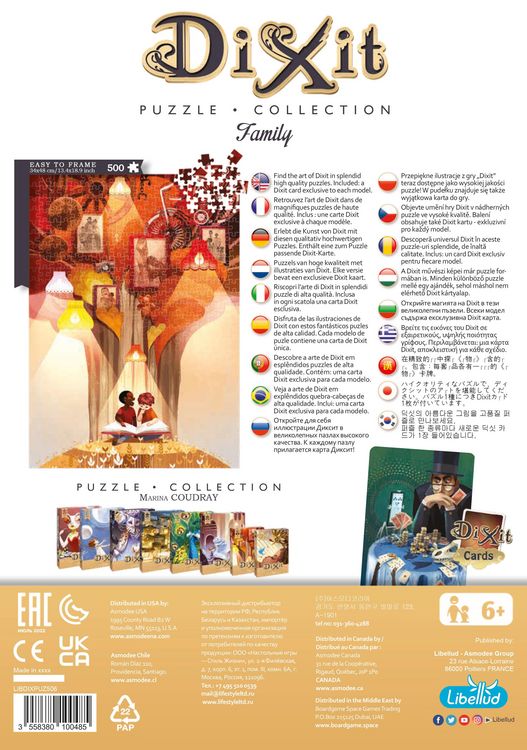 Produktbild: Dixit Puzzle-Collection Family