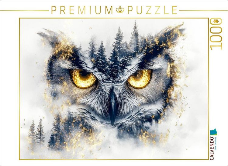 Produktbild: CALVENDO Puzzle Ein Motiv aus dem Kalender W&auml;chter des Zauberwaldes | 1000 Teile Lege-Gr&ouml;&szlig;e 64x48cm Foto-Puzzle f&uuml;r gl&uuml;ckliche Stunden