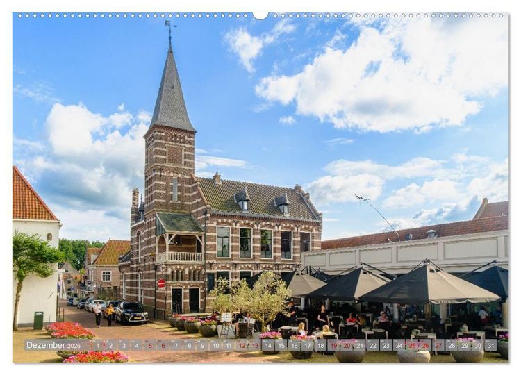 Produktbild: Ein Blick auf Edam (Wandkalender 2026 DIN A2 quer), CALVENDO Monatskalender