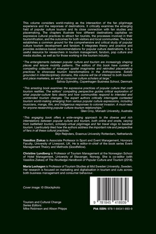 Produktbild: Touristic World-Making and Fan Pilgrimage in Popular Culture Destinations