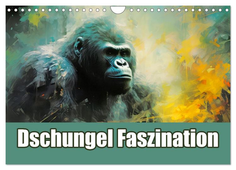 Produktbild: Dschungel Faszination (Wandkalender 2026 DIN A4 quer), CALVENDO Monatskalender