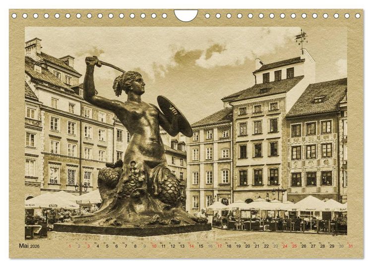 Produktbild: Polen &ndash; Ein Kalender im Zeitungsstil (Wandkalender 2026 DIN A4 quer), CALVENDO Monatskalender