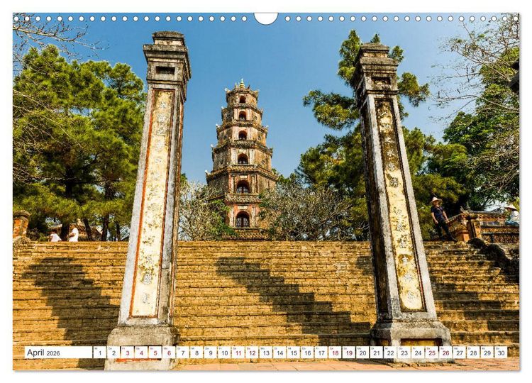 Produktbild: Hue alte Kaiserstadt Vietnams (Wandkalender 2026 DIN A3 quer), CALVENDO Monatskalender