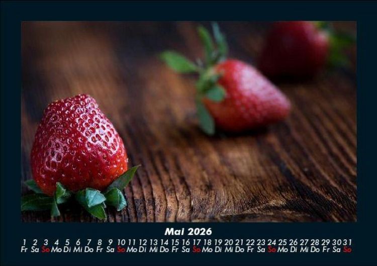 Produktbild: Fr&uuml;chte 2026 Fotokalender DIN A5