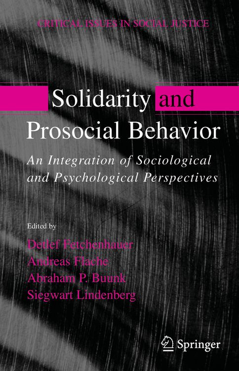 Produktbild: Solidarity and Prosocial Behavior