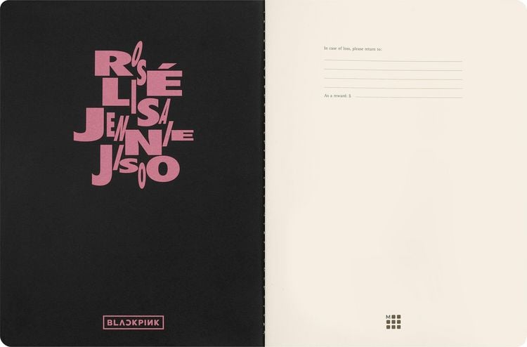 Produktbild: Moleskine X Blackpink Cahier XL, blanko, weicher Einband