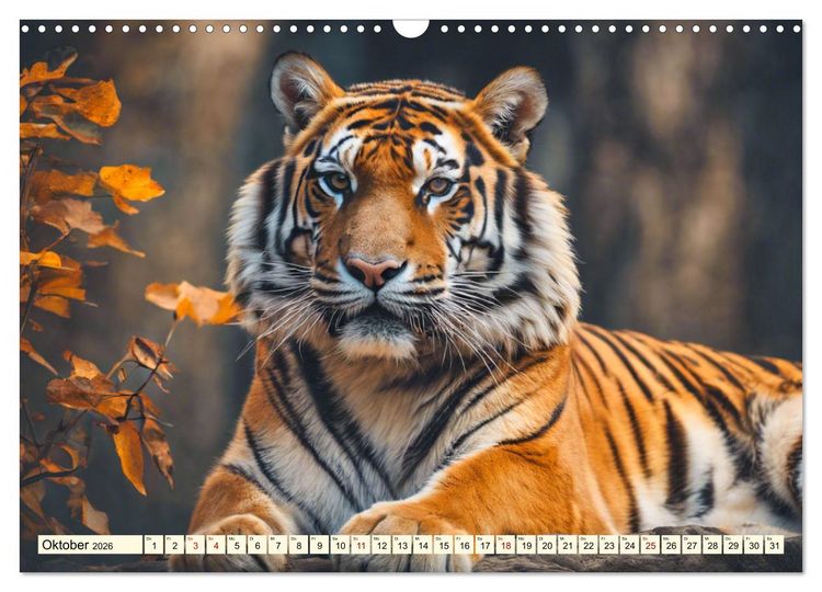 Produktbild: Tiger ganz nah (Wandkalender 2026 DIN A3 quer), CALVENDO Monatskalender
