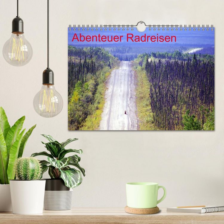 Produktbild: Abenteuer Radreisen (Wandkalender 2026 DIN A4 quer), CALVENDO Monatskalender