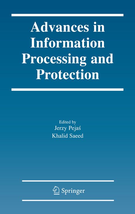 Produktbild: Advances in Information Processing and Protection