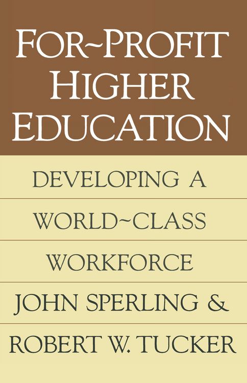 Produktbild: For-profit Higher Education