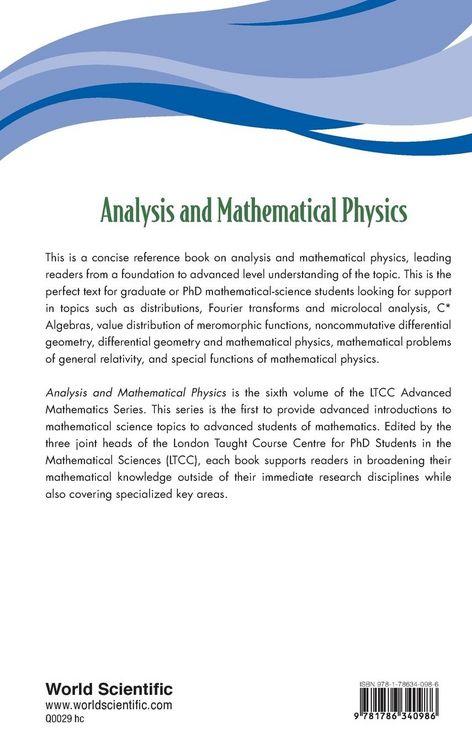 Produktbild: ANALYSIS AND MATHEMATICAL PHYSICS