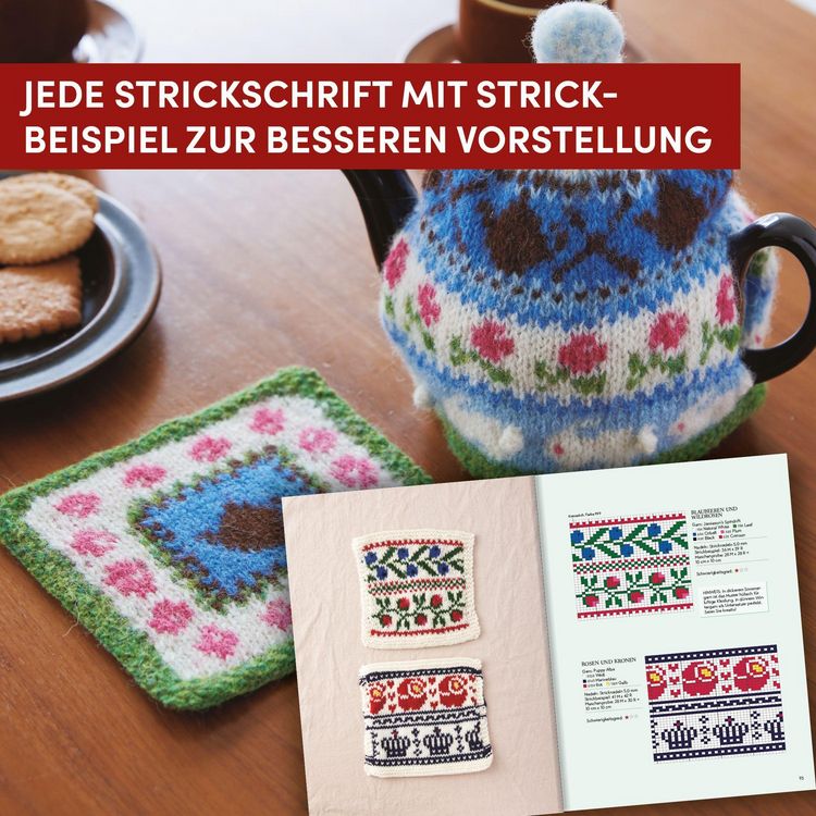 Produktbild: Floral Stricken. Die Mustersammlung