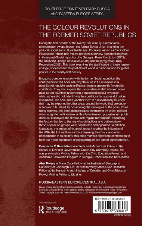 Produktbild: The Colour Revolutions in the Former Soviet Republics