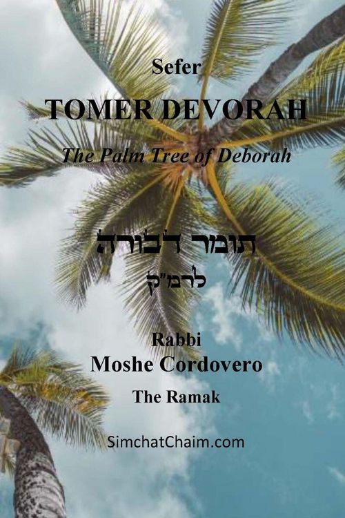 Produktbild: TOMER DEVORAH - The Palm Tree of Deborah