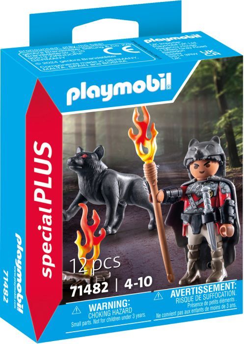 Produktbild: PLAYMOBIL 71482 Krieger mit Wolf