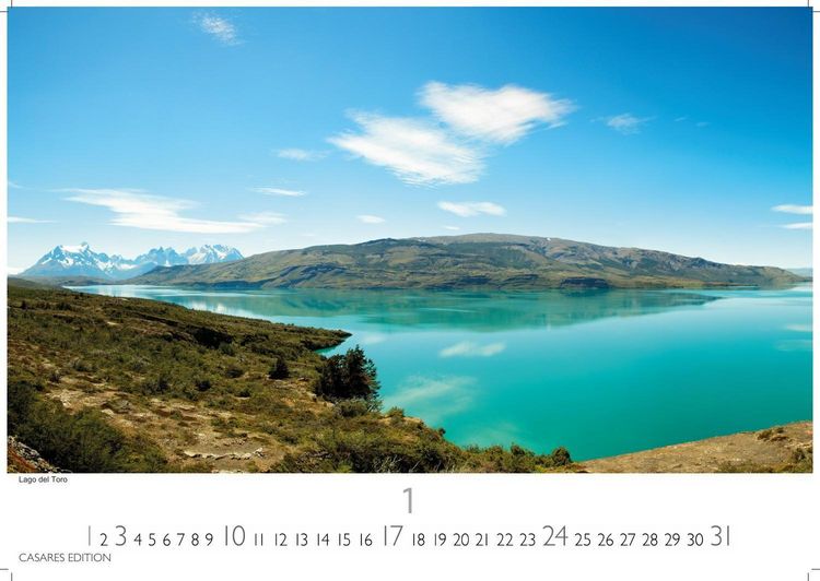 Produktbild: Patagonien Kalender 2027 &ndash; Wandkalender | Fotokalender S&uuml;damerika 35x50cm &ndash; mit beeindruckenden Fotos von Gletschern, Bergen & Wildnis, ideal als Geschenk & Deko