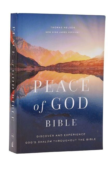 Produktbild: Peace of God Bible: Discover and Experience God's Shalom Throughout the Bible (NKJV, Softcover, Red Letter, Comfort Print)