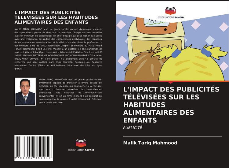 Produktbild: L'impact des Publicit&eacute;s T&eacute;l&eacute;vis&eacute;es Sur Les Habitudes Alimentaires des Enfants