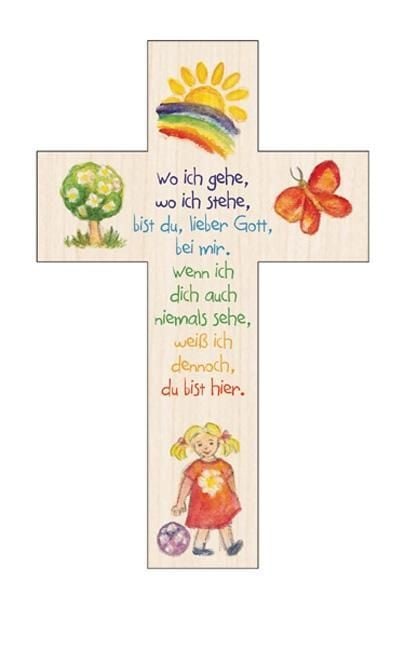 Produktbild: Kinderkreuz Wo ich gehe, wo ich stehe ...