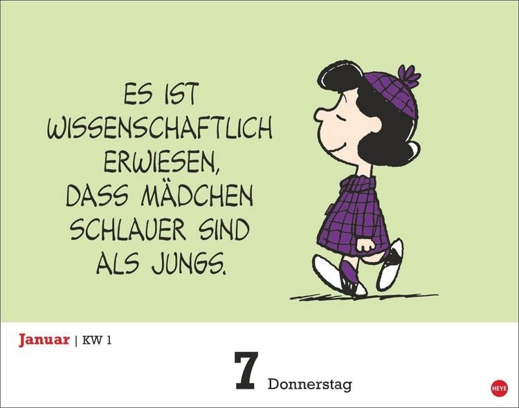 Produktbild: Peanuts Tagesabrei&szlig;kalender 2027