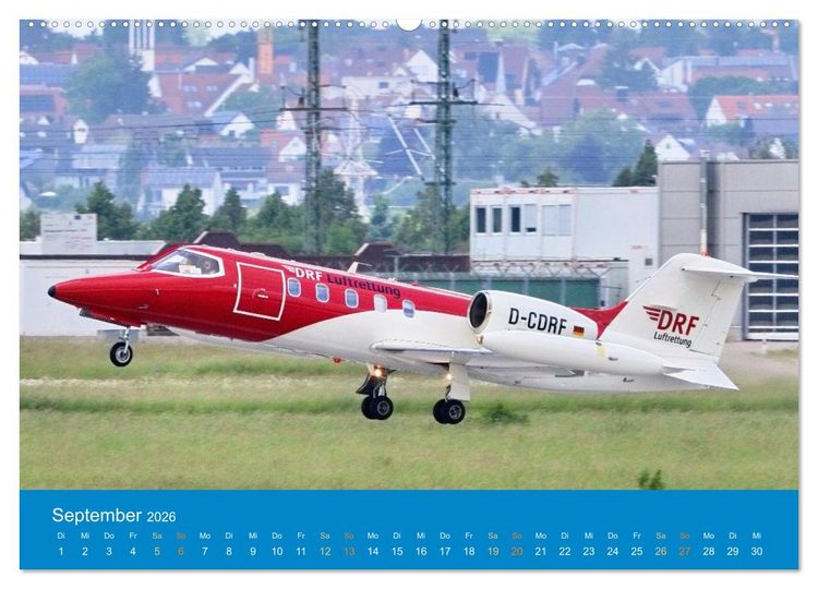 Produktbild: Flugzeugmomente in Stuttgart (Wandkalender 2026 DIN A2 quer), CALVENDO Monatskalender