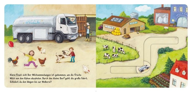 Produktbild: Meine Schiebebahn-Pappe (Soundbuch): Fahr mit auf dem Bauernhof