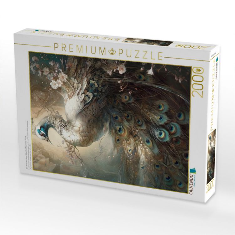 Produktbild: CALVENDO Puzzle Ein Motiv aus dem Kalender Malerische Pfaue | 2000 Teile Lege-Gr&ouml;&szlig;e 90x67cm Foto-Puzzle f&uuml;r gl&uuml;ckliche Stunden