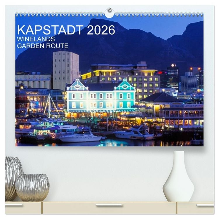 Produktbild: Kapstadt, Winelands und Garden Route (hochwertiger Premium Wandkalender 2026 DIN A2 quer), Kunstdruck in Hochglanz