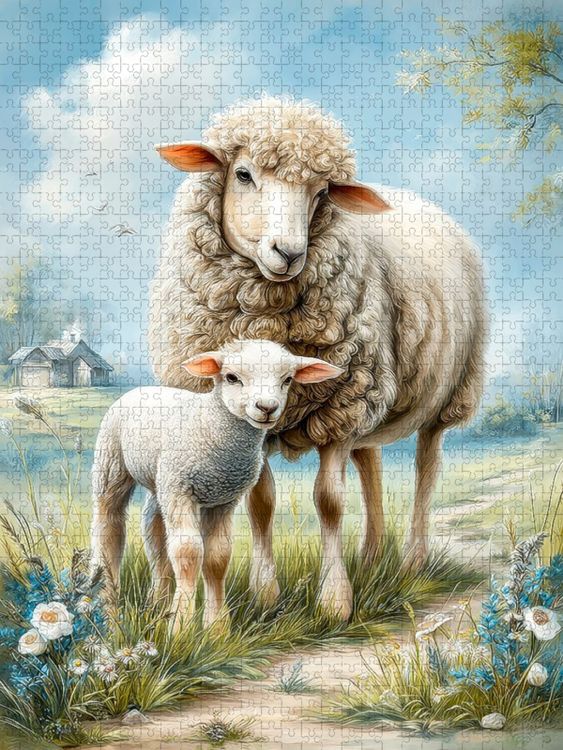 Produktbild: CALVENDO Puzzle Ein bezaubernder Anblick | 1000 Teile Lege-Gr&ouml;&szlig;e 64x48cm Foto-Puzzle f&uuml;r gl&uuml;ckliche Stunden