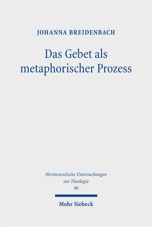 Produktbild: Breidenbach, J: Gebet als metaphorischer Prozess