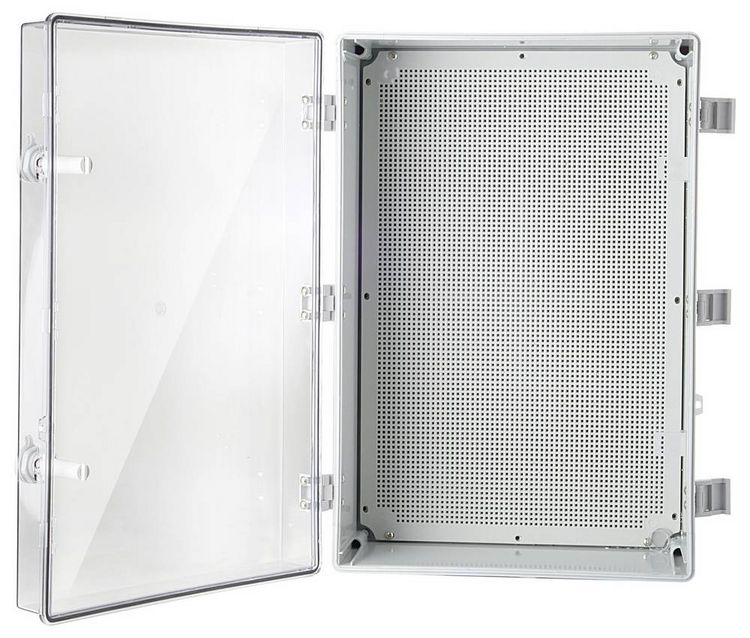 Produktbild: TRU COMPONENTS TC-PSC-40x60x22 Schaltschrank 400 x 600 x 220 ABS, Polycarbonat Hellgrau 1St.