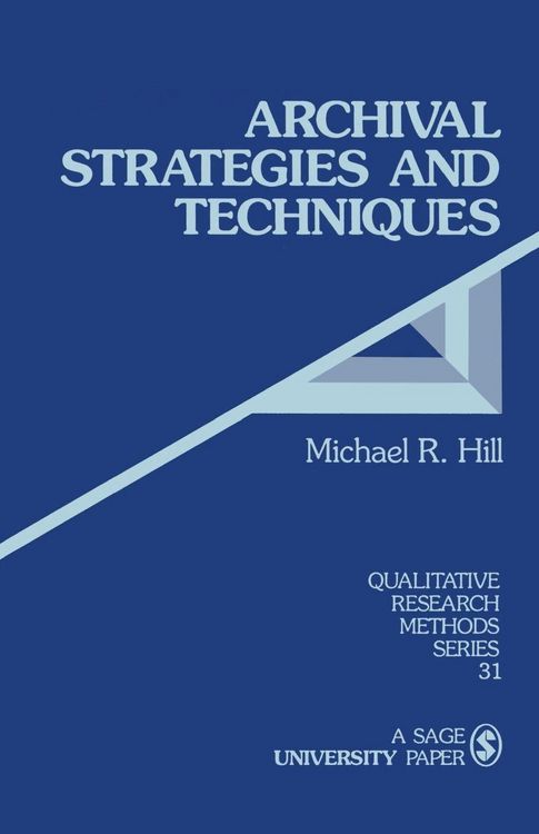 Produktbild: Archival Strategies and Techniques