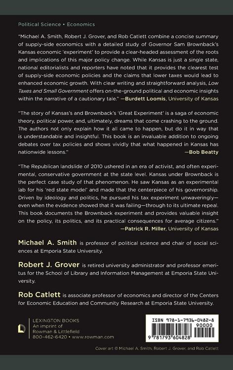 Produktbild: Low Taxes and Small Government