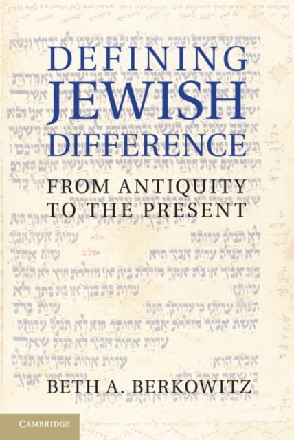 Produktbild: Defining Jewish Difference