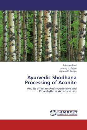 Produktbild: Paul, A: Ayurvedic Shodhana Processing of Aconite