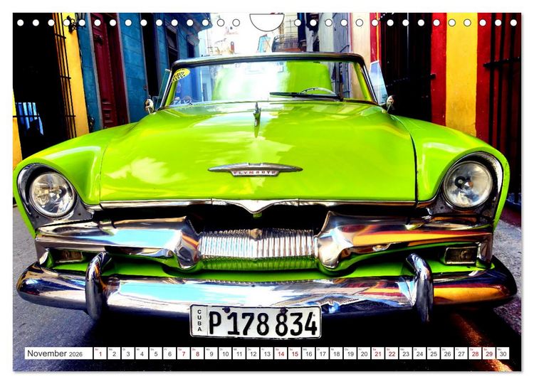 Produktbild: PLYMOUTH '55 (Wandkalender 2026 DIN A4 quer), CALVENDO Monatskalender
