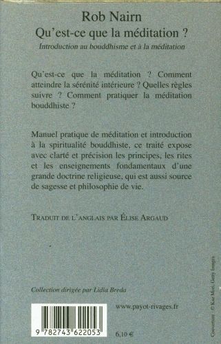 Produktbild: Qu'est-ce que la m&eacute;ditation ?