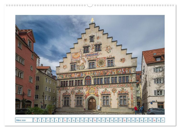 Produktbild: Insel Lindau - Bayerische Perle im Bodensee (Wandkalender 2026 DIN A2 quer), CALVENDO Monatskalender