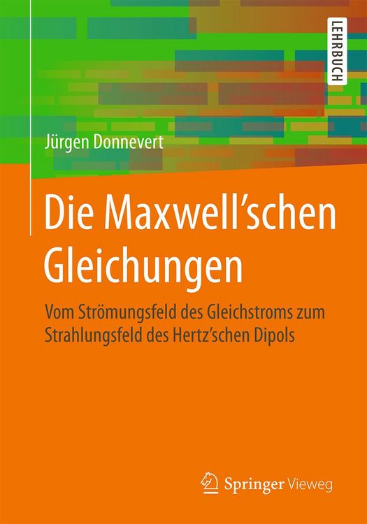Produktbild: Die Maxwell'schen Gleichungen
