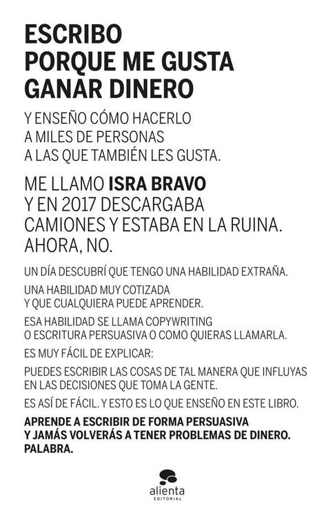 Produktbild: Escribo porque me gusta ganar dinero