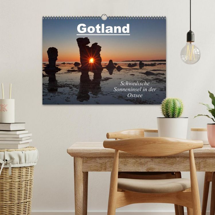 Produktbild: Gotland - Sonneninsel in der Ostsee (Wandkalender 2026 DIN A3 quer), CALVENDO Monatskalender