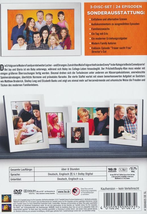 Modern Family - Die komplette Season 4 [3 DVDs]