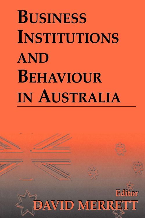 Produktbild: Business Institutions and Behaviour in Australia