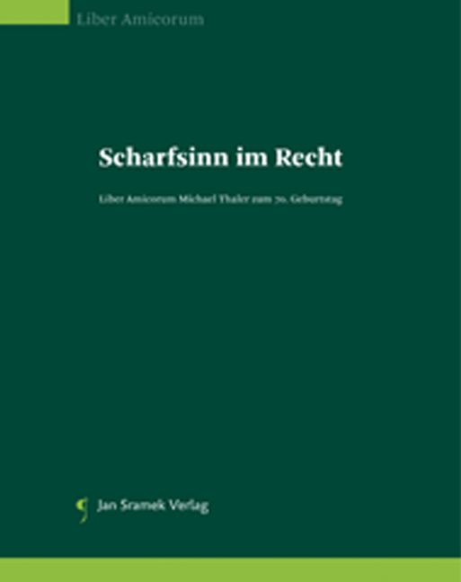 Produktbild: Scharfsinn im Recht