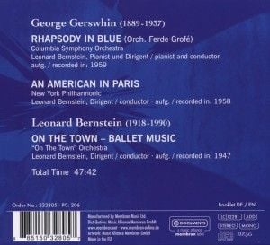 Produktbild: Bernstein: Rhapsody in Blue