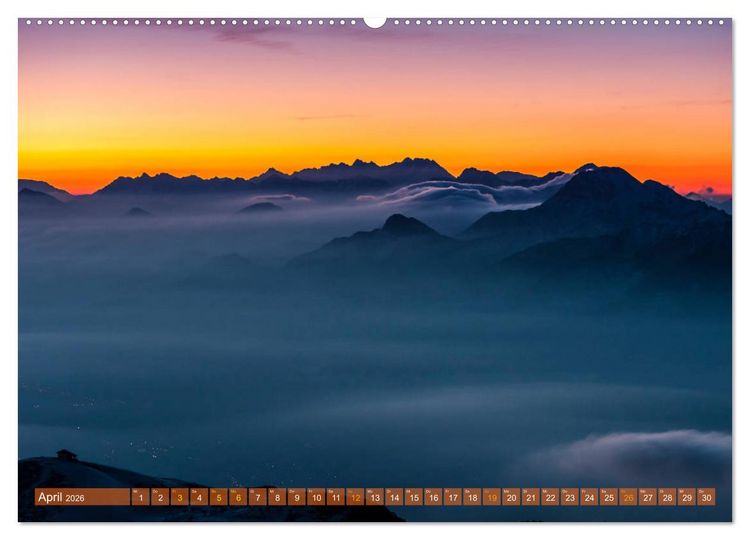 Produktbild: DOBRATSCH - Die Magie der Fernsicht (hochwertiger Premium Wandkalender 2026 DIN A2 quer), Kunstdruck in Hochglanz