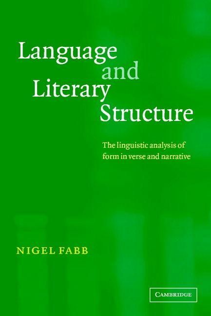 Produktbild: Language and Literary Structure